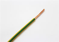 Żaroodporny kabel PVC z pojedynczym rdzeniem Drut izolacyjny z PVC Zielony Żółty